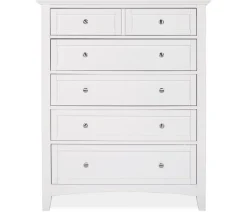 Atlantic 5-Drawer Chest - White