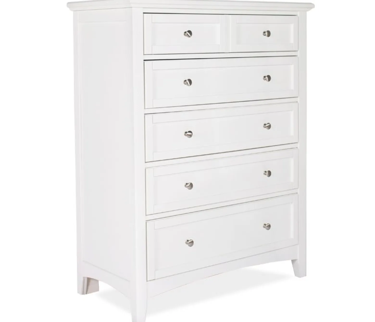 Atlantic 5-Drawer Chest - White