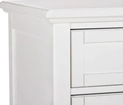 Atlantic 5-Drawer Chest - White