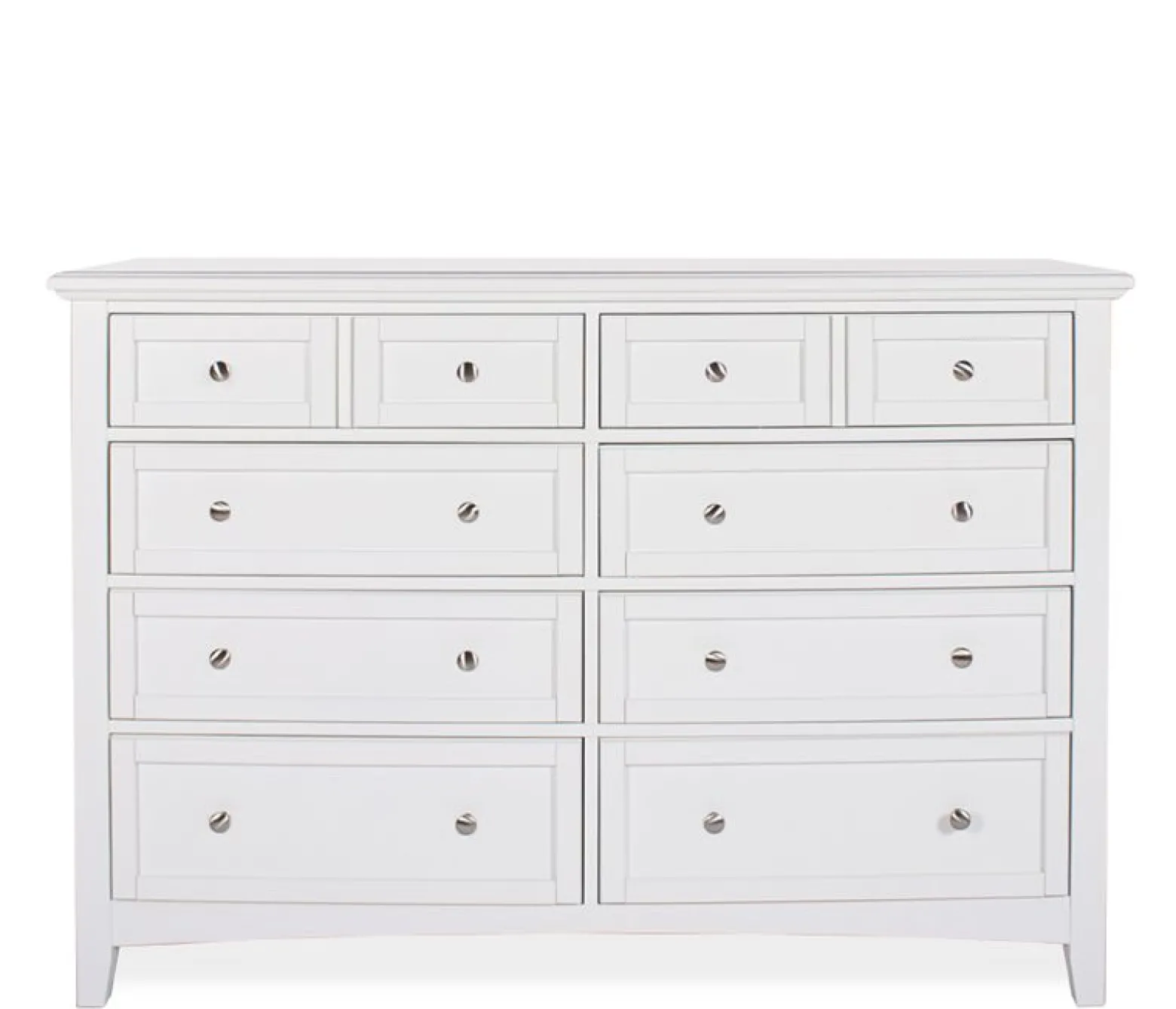 Atlantic 8-Drawer Dresser - White