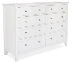 Atlantic 8-Drawer Dresser - White