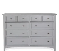 Atlantic 8-Drawer Dresser - Gray