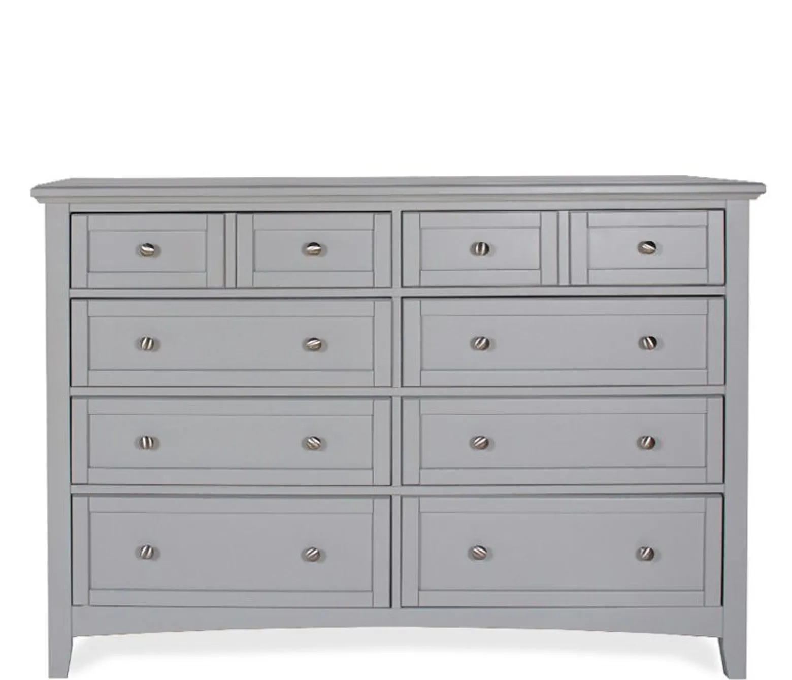 Atlantic 8-Drawer Dresser - Gray