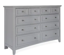 Atlantic 8-Drawer Dresser - Gray