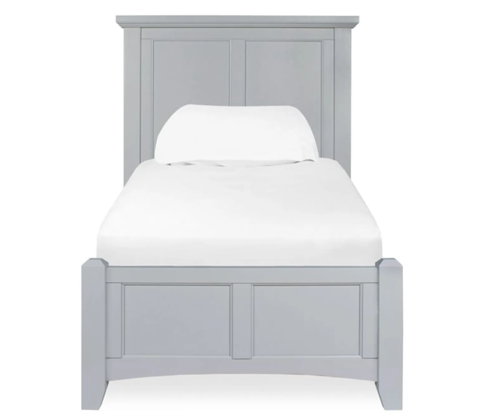 Atlantic Twin Panel Bed - Gray