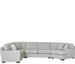 Bedford 3-Piece Sectional - LHF Sofa Sectional, Armless Apt Sofa, & RHF Cuddler