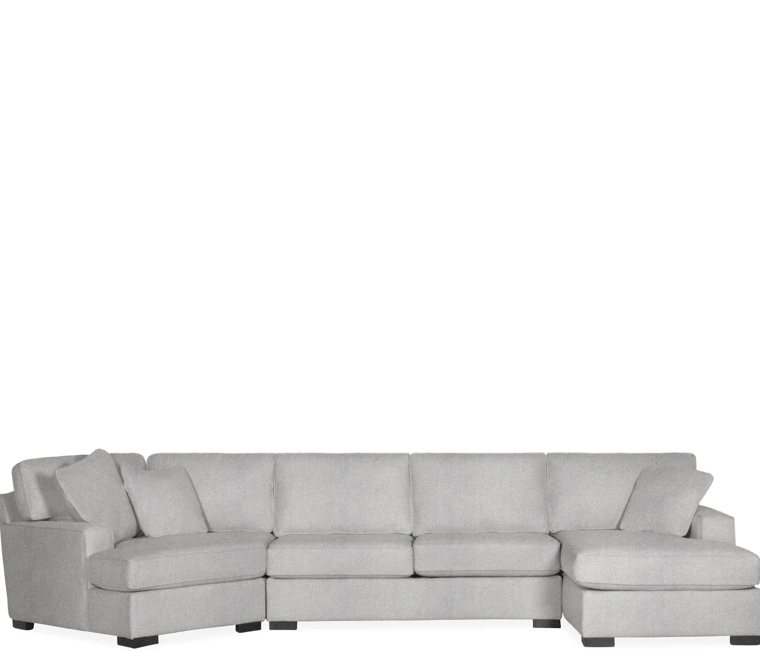 Bedford 3-Piece Sectional - RHF Chaise, Armless Apt. Sofa, LHF Cuddler