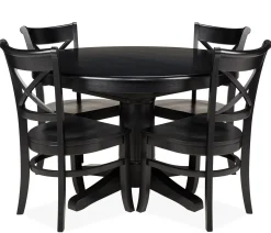 Brentwood 5-Piece Dining Set - Black