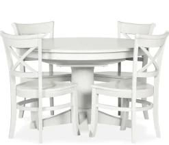 Brentwood 5-Piece Dining Set - Lumina White