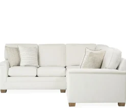 Brunswick 2-Piece Sectional LA Loveseat and RAC Sofa with Corner