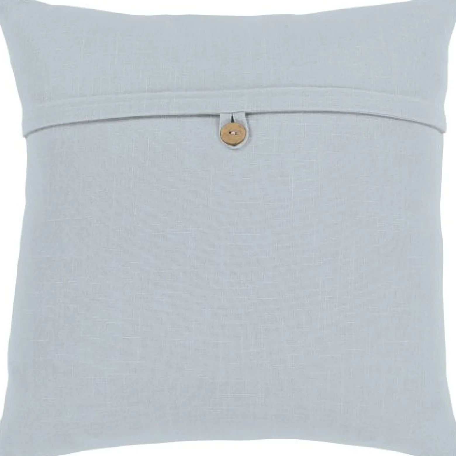 Button Ice Blue Pillow