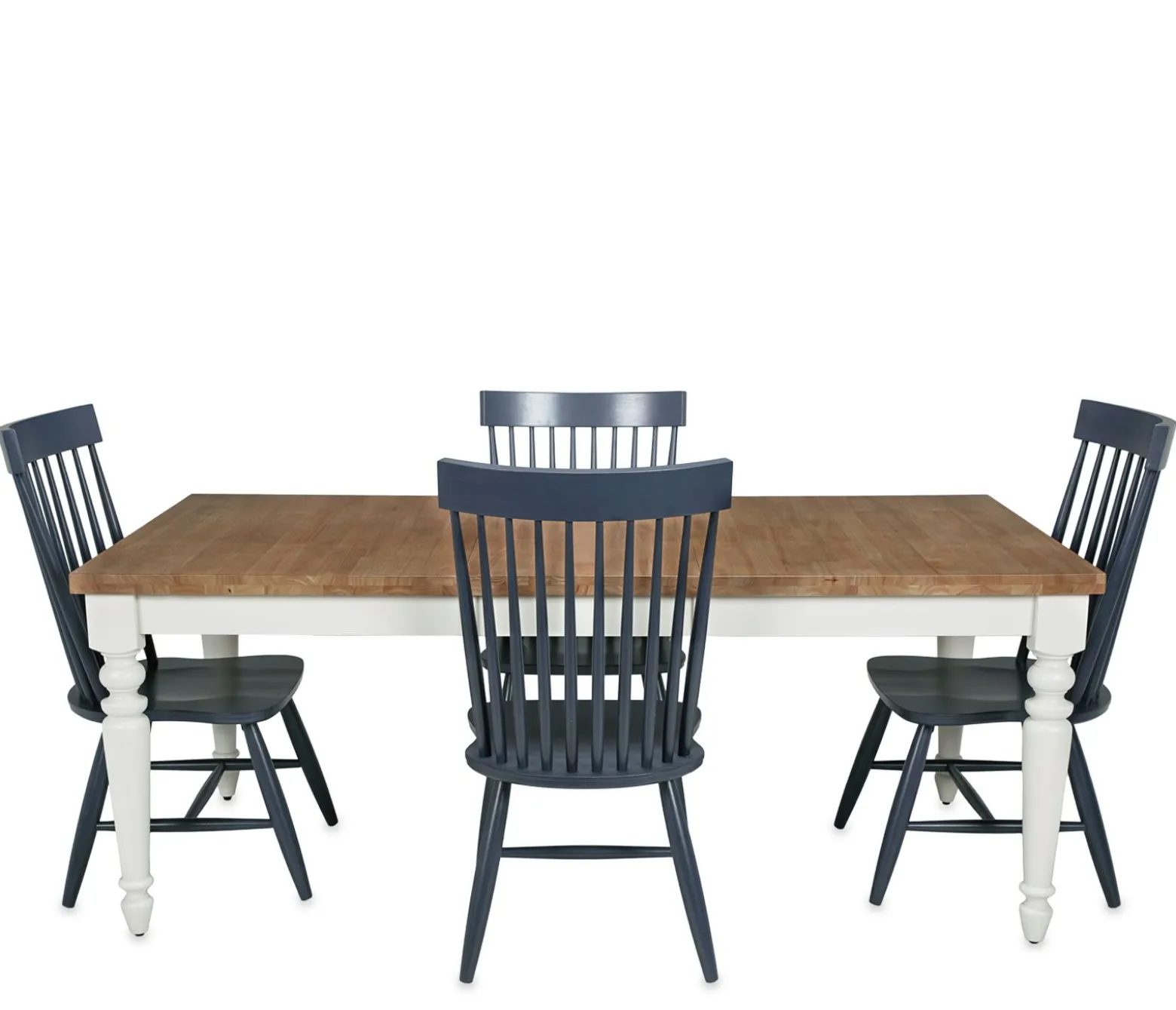 Cape Cod 5-Piece Dining Set with Denim Chairs