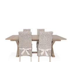 Catalina 5 Piece Dining Set W/ Trestle Table
