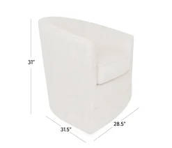 Charlize Swivel Chair - Solaz