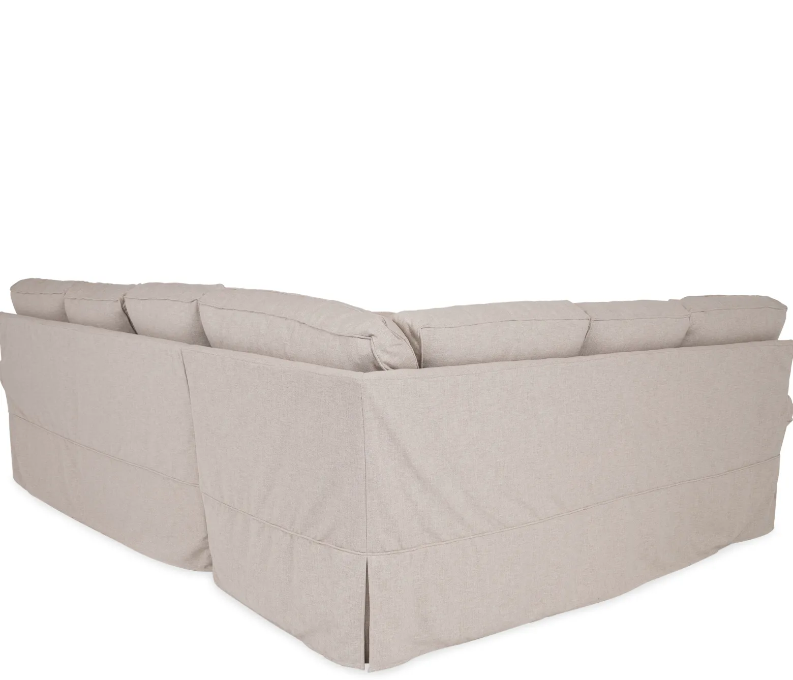 Cindy 2 Piece Slipcover Sectional - RSE 3 Seat Corner, LSE 3 Seat End