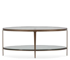 Clooney Oval Coffee Table - Harvest