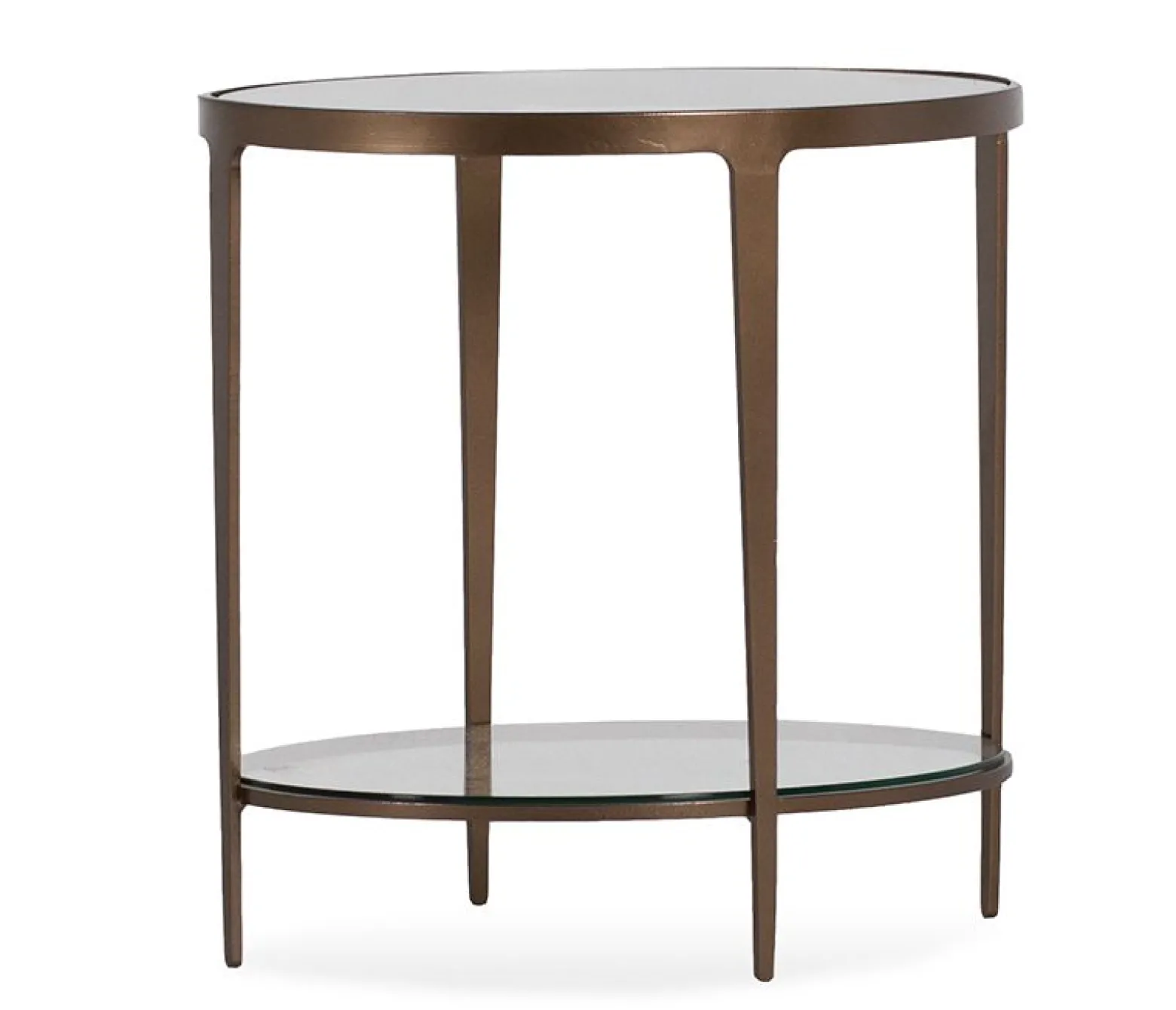 Clooney Oval Side Table - Harvest