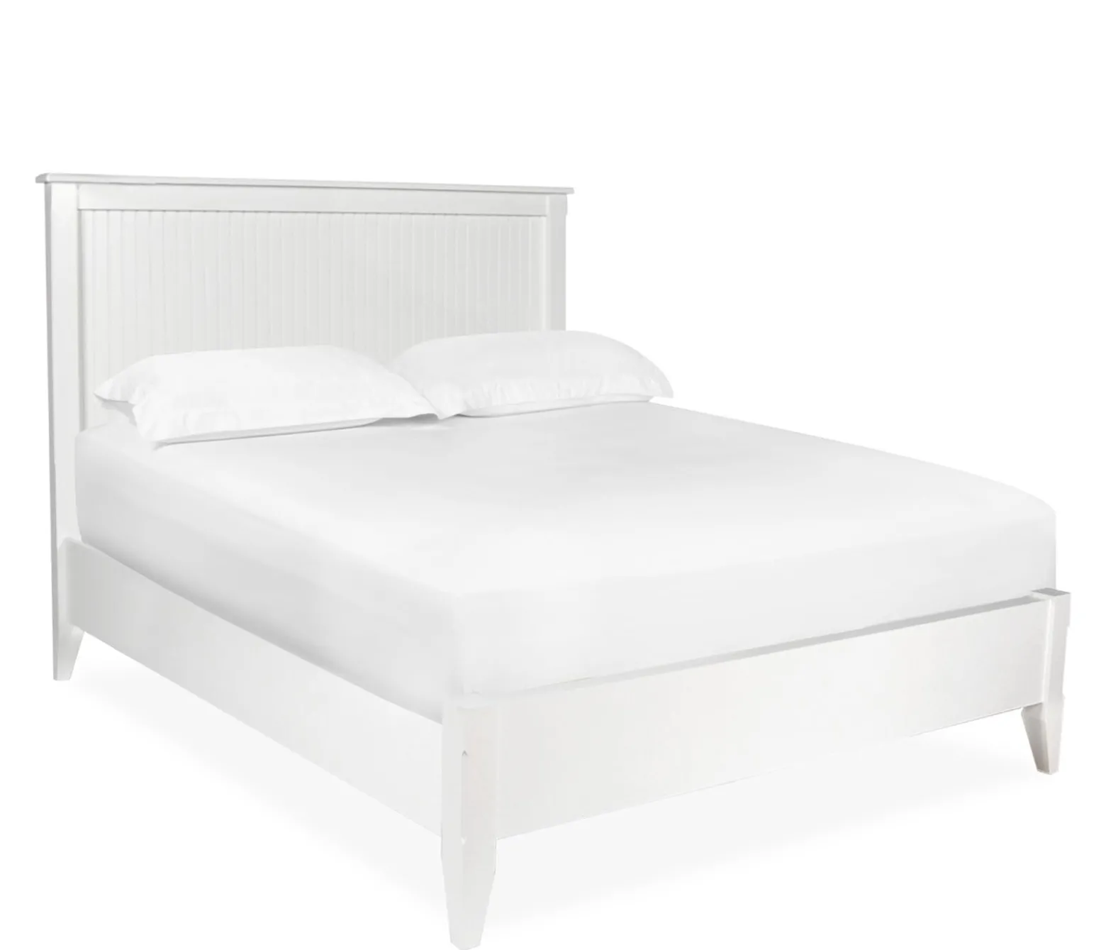 Cottage Full Panel Bed with Low footboard