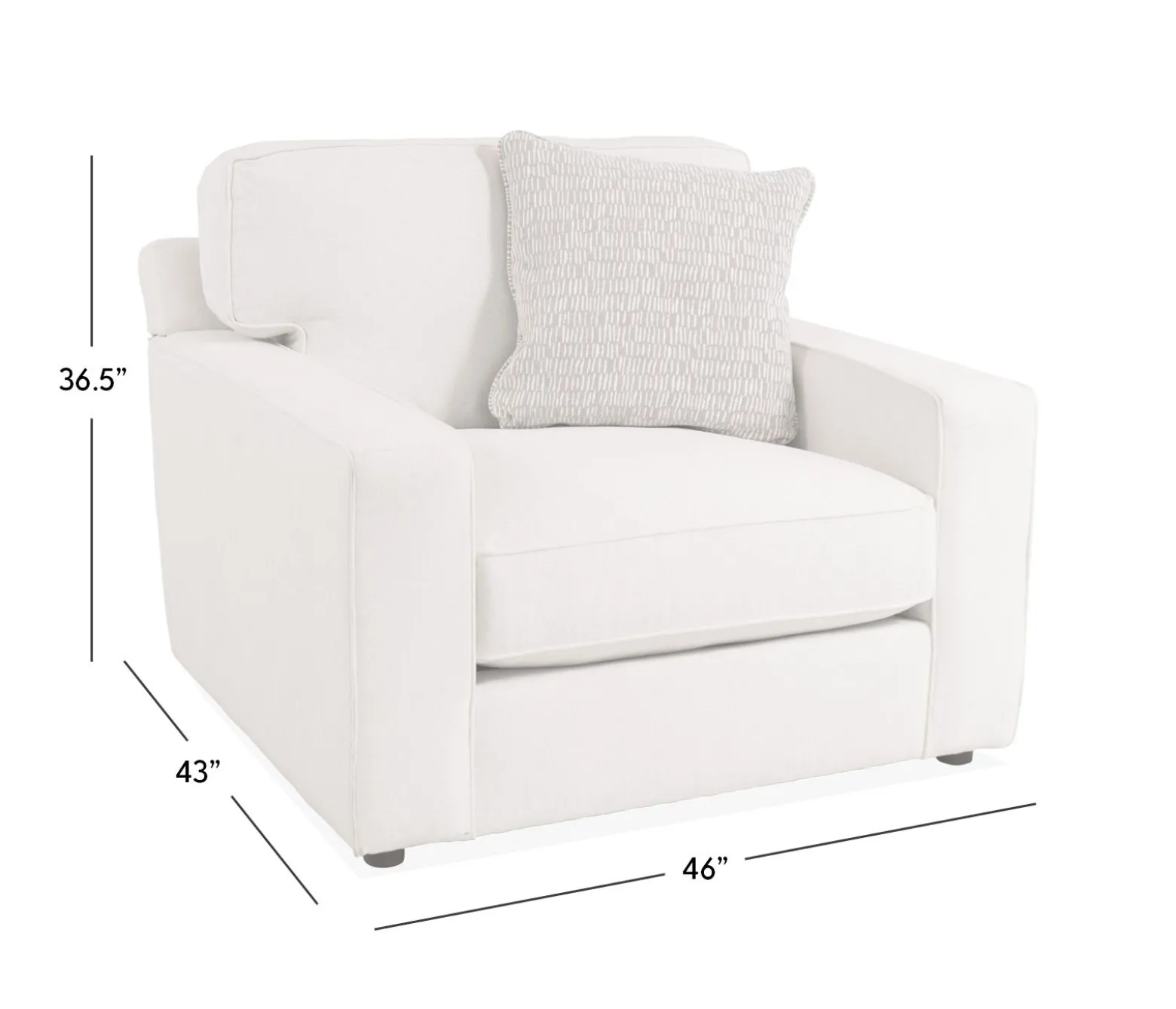 Courtyard Track Arm Chair and a Half