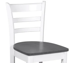 Cove II - 5-Piece Counter Dining Set w/ Ladder Back Stools