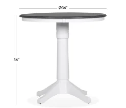 Cove II - 5-Piece Counter Dining Set w/ X-Back Stools