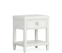 Duxbury Bedside Table - Shell White
