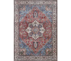 Emily Blue-Rust Rug