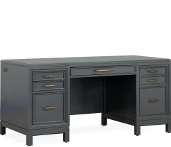 Evans Executive Desk - Midnight