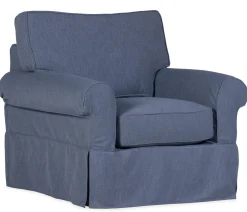 Fairbanks Slipcover Chair - Blue