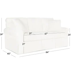 Fairbanks Slipcover Sofa with Cloud Cushions