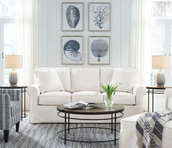 Fairbanks Slipcover Sofa - White