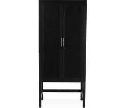 Finland Tall Cabinet - Black