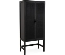 Finland Tall Cabinet - Black