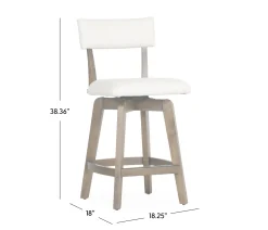Glenville Swivel Counter Stool