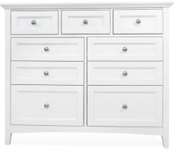 Henderson 9-Drawer Dresser - Snowbound White