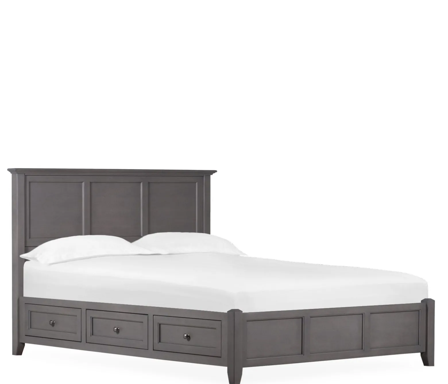 Henderson Queen Platform Storage Bed - Fieldstone