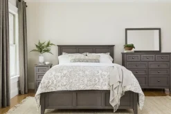 Herringbone Throw - Gray