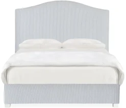 Jessica Queen Bed - Navy Stripe