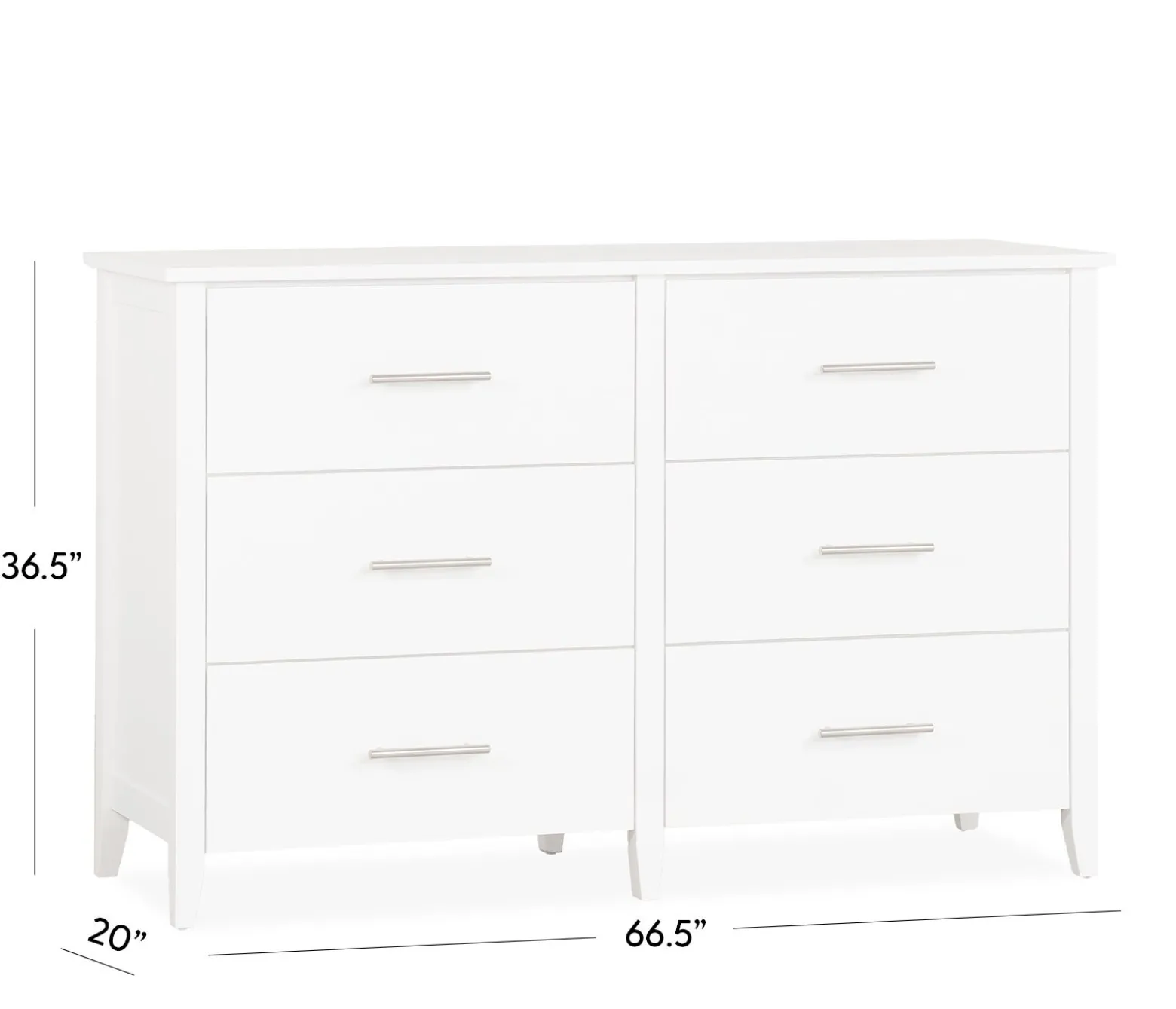 Nantucket 6-Drawer Dresser
