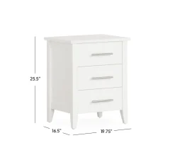 Nantucket 3-Drawer Nightstand
