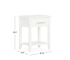 Nantucket 1-Drawer Nightstand