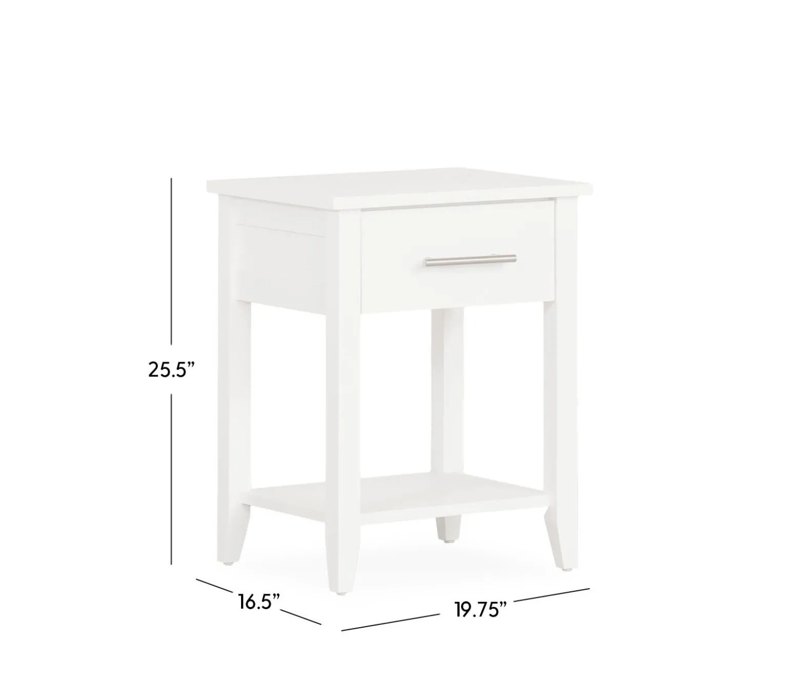 Nantucket 1-Drawer Nightstand