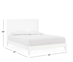 Nantucket Queen Bed - Snowdrift