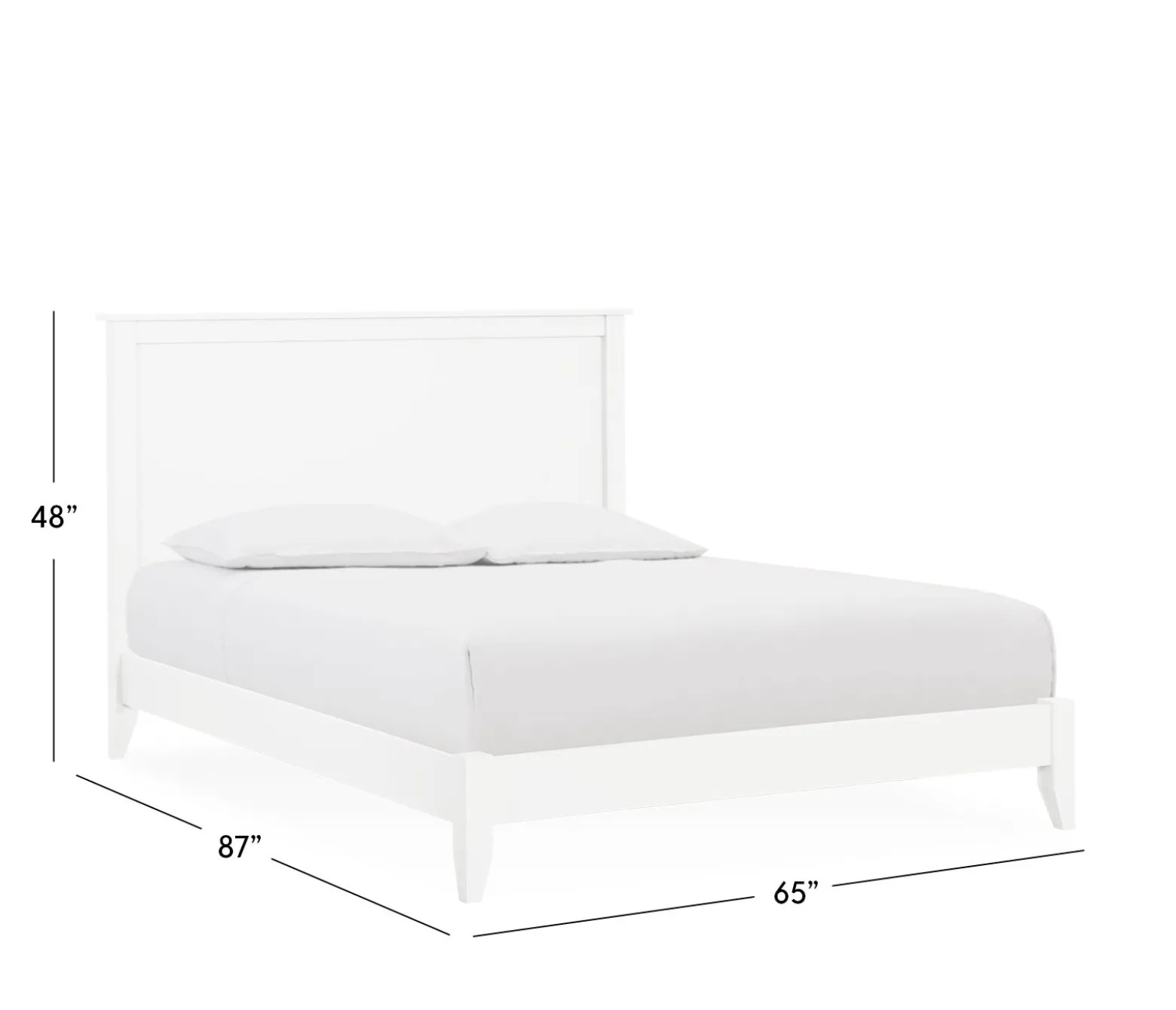 Nantucket Queen Bed - Snowdrift