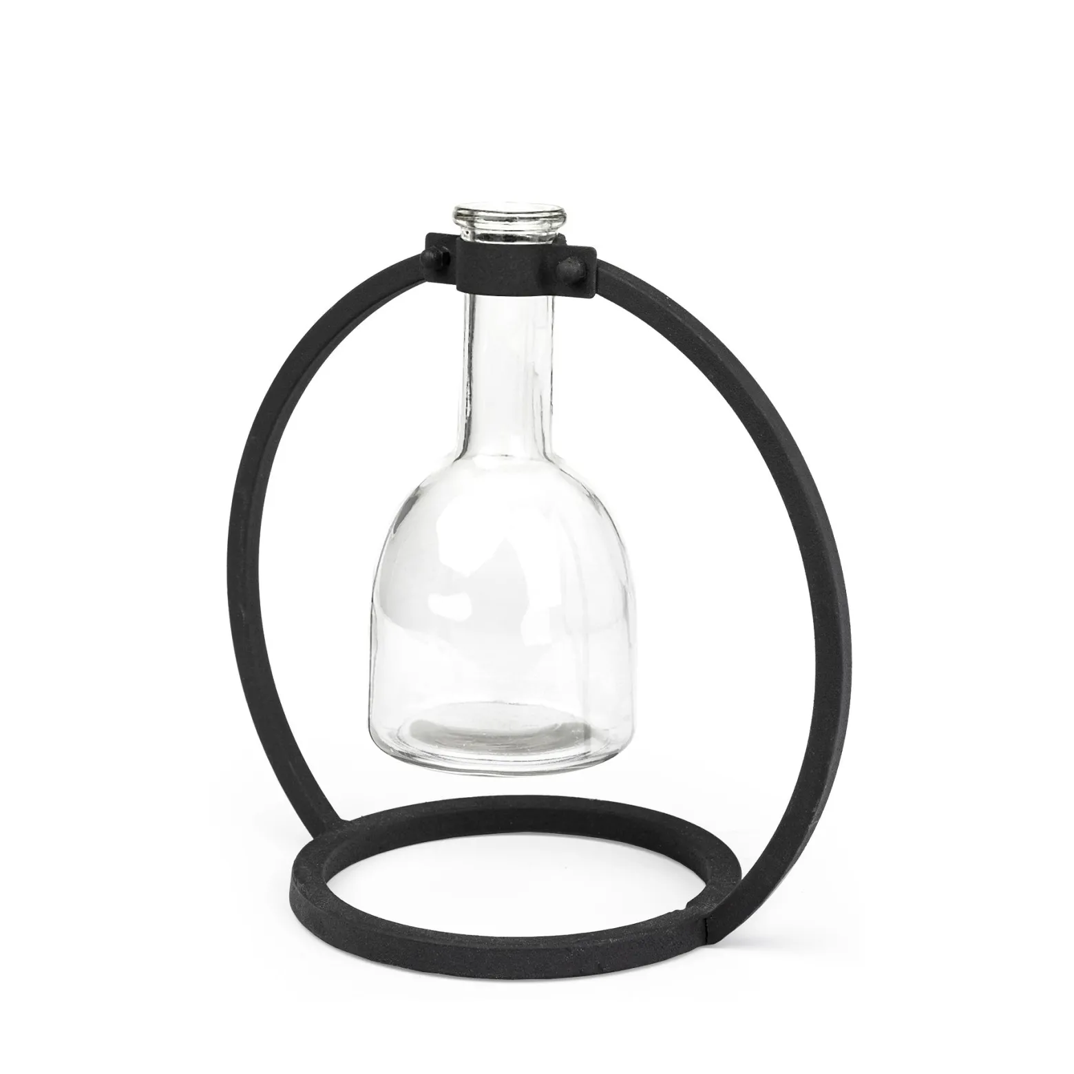 Nica I Short Vase on Metal Stand