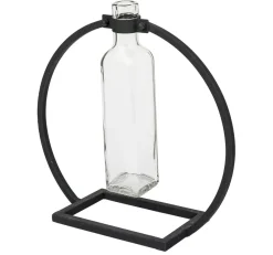 Nica II Tall Vase on Metal Stand