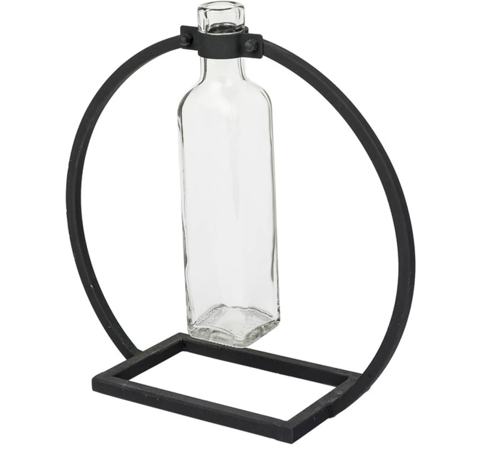 Nica II Tall Vase on Metal Stand