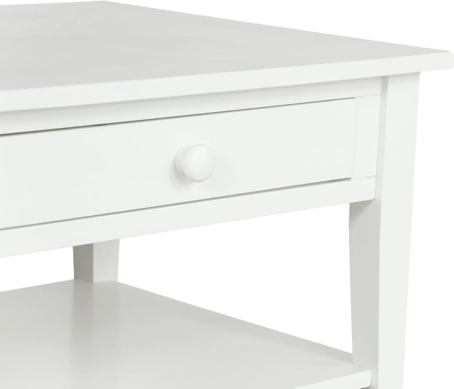 Outer Banks Coffee Table - Pure White