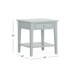 Outer Banks End Table - Ocean Blue