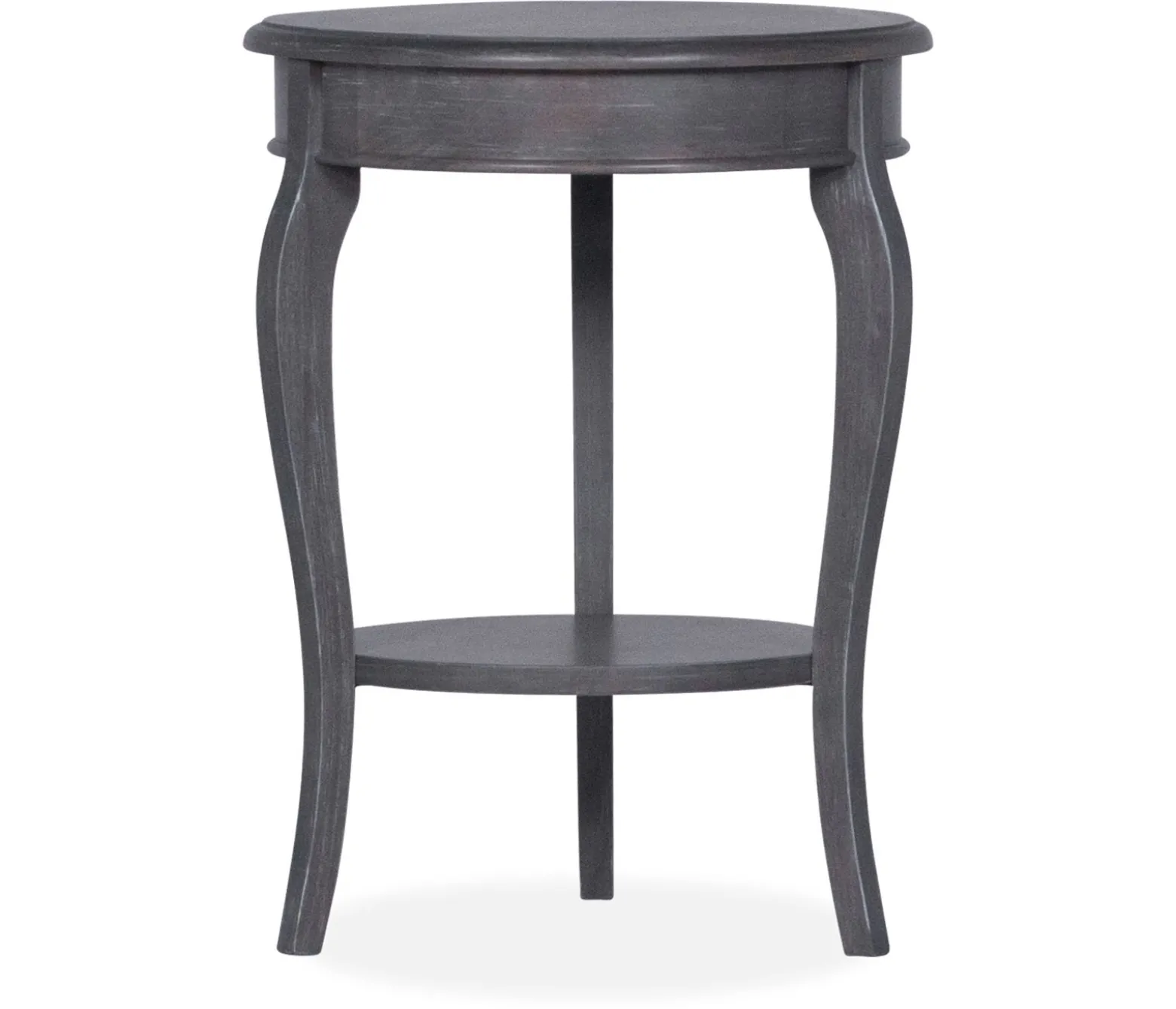 Outer Banks Round End Table - Heather Gray